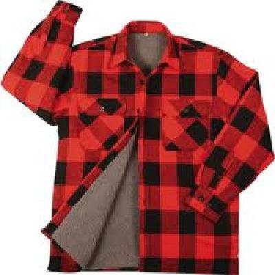 Buffalo Plaid Sherpa Lined Jacket