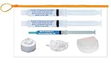 New Watts Power Exclusive 35% Dental Pro Formula Teeth Whitening Shield System -2 Huge Gels 20ml