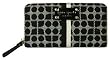 Kate Spade Classic Noel Neda Long Zip Around Wallet Black White