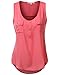 J.TOMSON Womens Sleeveless Blouse w/ Pockets