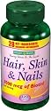 Nature's Bounty Nutritional Supplement for Skin/Hair and Nails, 120 Tablets   (Pack of 2)