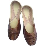 Indian Punjabi Jutti Or Shoes Designer Look For women ,US 12 / AUS 10.5 / UK 9.5 / Europe 44 (Free Shipping, No Minimum Purchase)