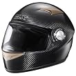 GLX Snell Full Face Motorcycle Street Helmet Carbon Black Small