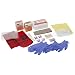 Pac-Kit 3060 27 Piece Small Industrial Blood Borne Pathogens Protection Kit, 4-1/2" Length x 7-1/2" Width x 2-3/4" Height