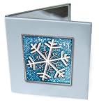 Sparkle Snowflake Double Mirror Compact