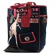 Coach Bonnie Girly Canvas Bag Tote 13530 Navy Pink