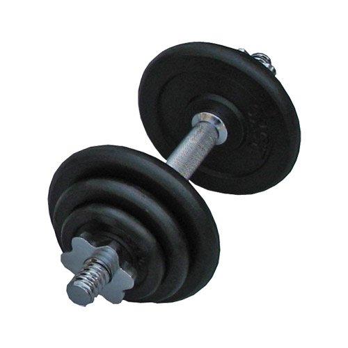 Iron Man Spinlock 100kg Set | 3 Bars | 20 Cast Iron Discs | Tough, Durable & Safe | Knurled Grips