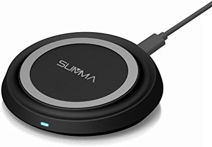 SUMMA QI Wireless Fast Charging Pad with Cooling Fan for QI Enabled Phones