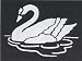Stencil Swan (K), Brass