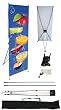 X Banner stand portable trade show display