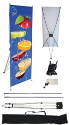 X Banner stand portable trade show display