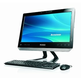 Lenovo C320 20 inch Multi Touch All-in-One Desktop PC (Intel Core i3-2120, RAM 4GB,HDD 500GB, DVDR, Windows 7 Home Premium) - Black