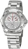 Longines Mens L36504766 HydroConquest Quartz Chronograph Silver Chronograph Dial Watch