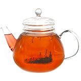 Grosche- Glasgow Glass Teapot And Kettle With Infuser - Stovetop Safe , 1000 Ml 34 Fl Oz Capacityby Grosche