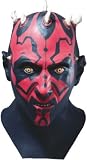Rubie?s Costume Co Star Wars Darth Maul Adult Latex Mask,Black,One Size