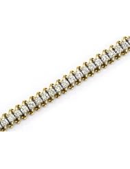 14K Yellow Gold Diamond Bracelet