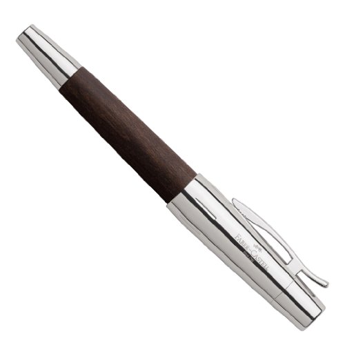 Faber castell e-motion wood and polished chrome ftn pen…
