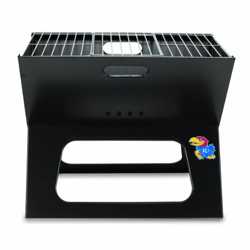 NCAA Kansas Jayhawks Portable Charcoal X-Grill