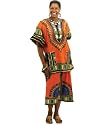 Unisex Traditional Print Dashiki and Shorts Set