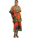 Unisex Traditional Print Dashiki and Shorts Set