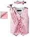 American Exchange Little Boys's' Satin 4 Piece Vest Set