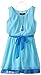 Amy Byer Girls' Colorblock Dress with Necklace