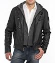 Perry Ellis Men's Combo Moto Jacket