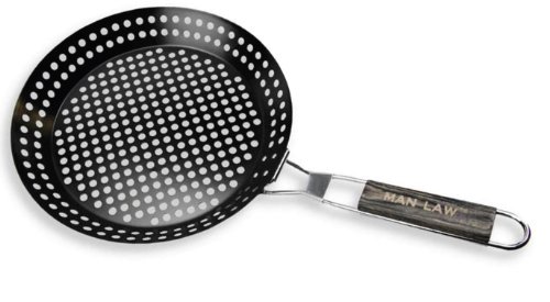 Man Law BBQ Skillet Basket