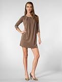 Susana Monaco Pleated Jewel Dress in Putty by 