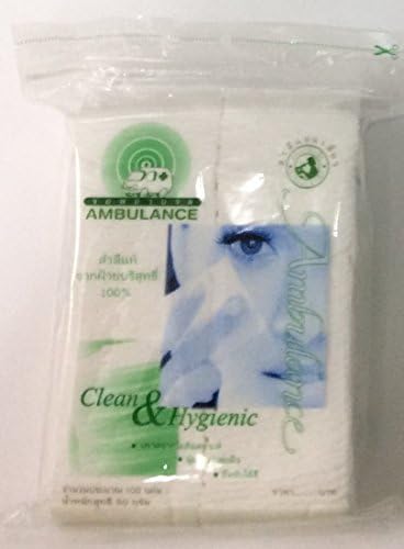 Clean &amp; Hygienic Cotton Pad Zip Lock Bag Approximate 100 Pieces / Bags (Pack of 2)