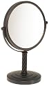 Jerdon First Class LT5165BZ 8", 5X Table Top Mirror, Bronze Finish