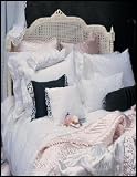 Ella white boudoir cushion 30x40cm Ditton Hill