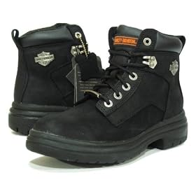 Harley Davidson Ease 6 Biker Boots Mens - Black by Harley-Davidson