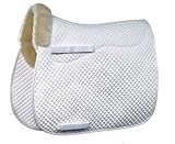 Roma Square Quilted Pad with 100% Merino Sheepskin - All Purpose