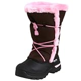 Baffin Venus Winter Boot (Little Kid/Big Kid),Chocolate/Pink,13 M US Little Kid ~ Baffin