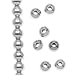1000-PieceRoundBeads,3mm,SilverPlated