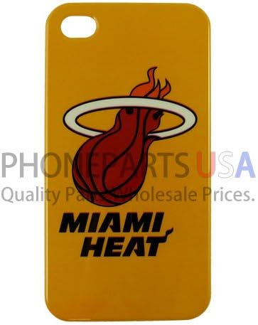 iPhone 4 Hard Shell Case Back Cover - NBA Miami Heat