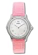 Ebel Women's 1911 Diamond Pink Leather Watch #9090224-19835130