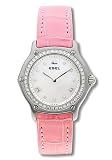 Ebel Women's 1911 Diamond Pink Leather Watch #9090224-19835130