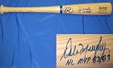 Dale Murphy Autographed/Hand Signed Blonde Rawlings Bat Braves