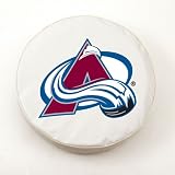 Colorado Avalanche NHL Tire Cover White Size: F - 29 x 8 Inch