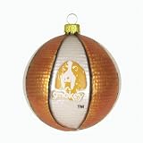 Tennessee Volunteers 3.5 Glass Basketball Ornament