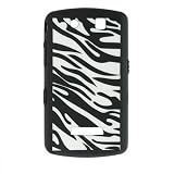 Premium Soft Durable Rubber Silicone Skin Case for RIM BlackBerry Storm 9500/9530 - White Zebra Print