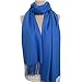Lina & Lily Womens Pashmina Shawl Wrap Scarf (Blue)