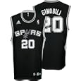Manu Ginobili San Antonio Spurs Black Replica Adidas NBA Jersey