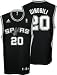 Manu Ginobili San Antonio Spurs Black Youth Replica Adidas NBA Jersey