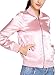 NIELLO Women's Satin Quilted Bomber Jacket Short Padded Jacket Coat