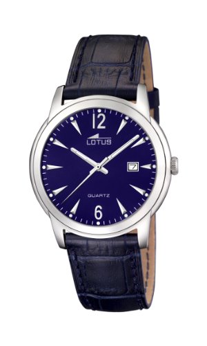 Lotus Herren-Uhren Quarz mit Lederband 15616/3