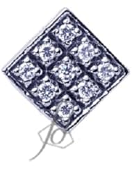 0.35 Ct Round Cut Diamond Pendant 14K CUT:VERY GOOD SI2 H-COLOR With Chain