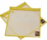 Jaq Jaq Bird Eco-friendly Perfect Pouch Storage Bag, Yellow, Large, 2 Pack